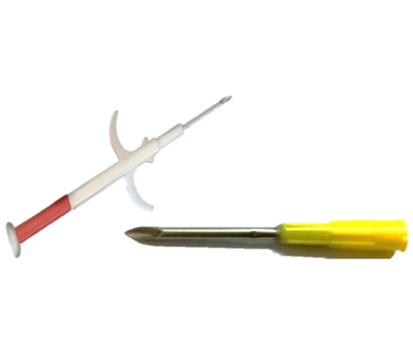 RFID microchip applicator syringe